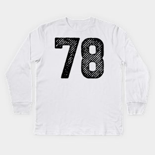 Seventy Eight 78 Kids Long Sleeve T-Shirt